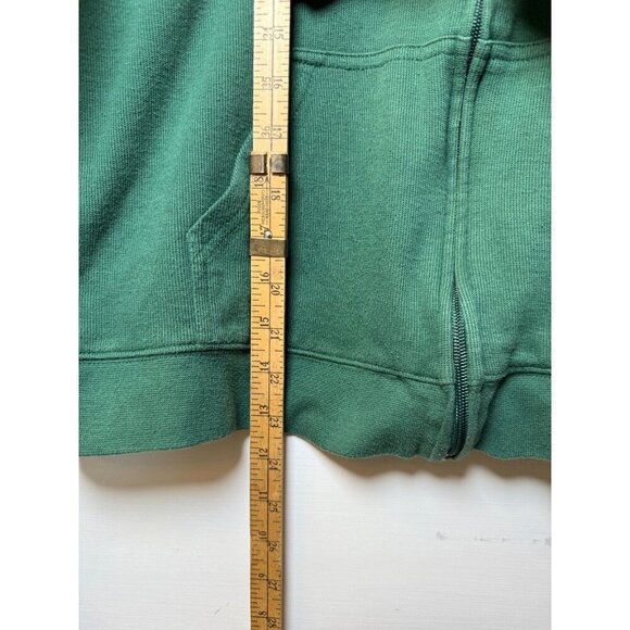 Disney Tigger Hoodie Sweatshirt Full Zip Green Embroidered Spell Out Adult Small - Picture 8 of 10